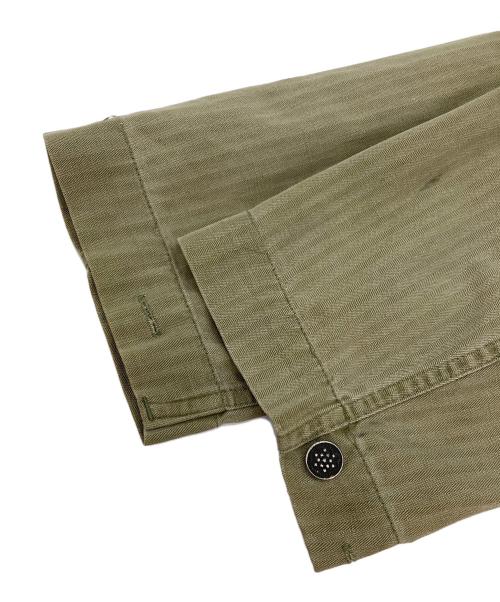 US ARMY（ユーエスアーミー）US ARMY (ユーエスアーミー) HBTヘリンボーンジャケット カーキ サイズ:記載無の古着・服飾アイテム