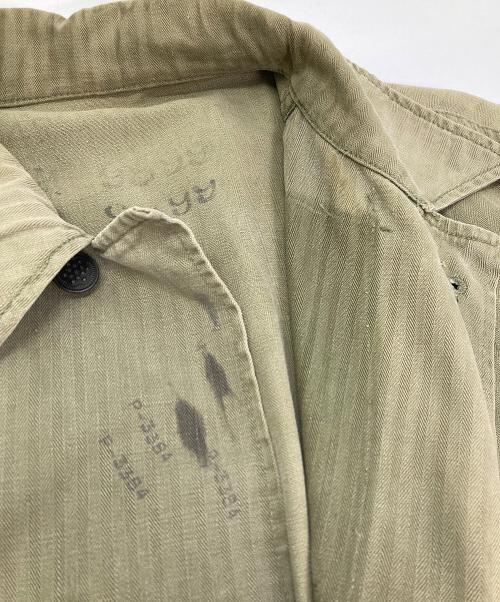 US ARMY（ユーエスアーミー）US ARMY (ユーエスアーミー) HBTヘリンボーンジャケット カーキ サイズ:記載無の古着・服飾アイテム