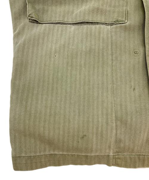 US ARMY（ユーエスアーミー）US ARMY (ユーエスアーミー) HBTヘリンボーンジャケット カーキ サイズ:記載無の古着・服飾アイテム