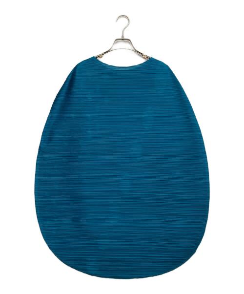 PLEATS PLEASE（プリーツプリーズ）PLEATS PLEASE (プリーツプリーズ) ORBIT トップス ブルー サイズ:FREEの古着・服飾アイテム