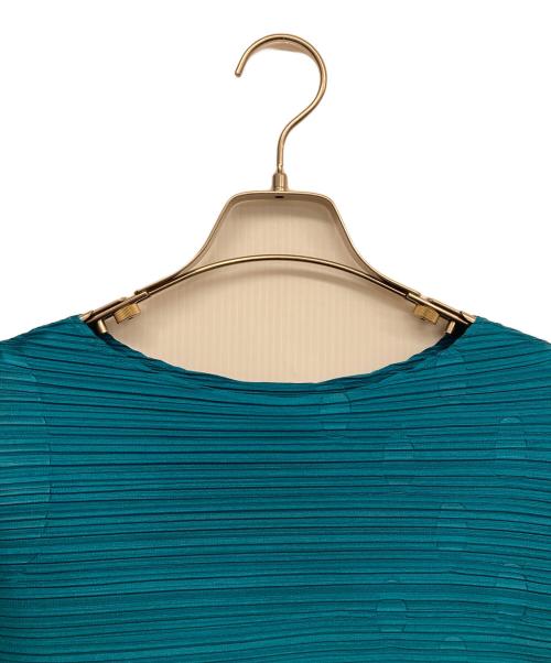 PLEATS PLEASE（プリーツプリーズ）PLEATS PLEASE (プリーツプリーズ) ORBIT トップス ブルー サイズ:FREEの古着・服飾アイテム