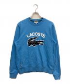 LACOSTEラコステ）の古着「クルーネックスウェット」｜ブルー