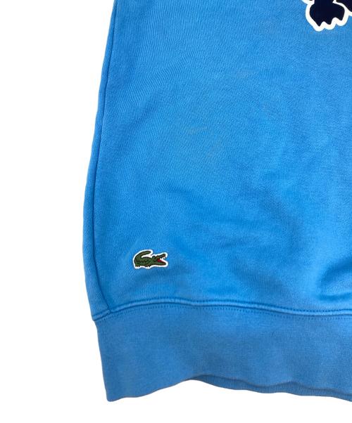 LACOSTE（ラコステ）LACOSTE (ラコステ) クルーネックスウェット ブルー サイズ:Mの古着・服飾アイテム