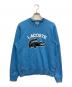 LACOSTE（ラコステ）の古着「クルーネックスウェット」｜ブルー