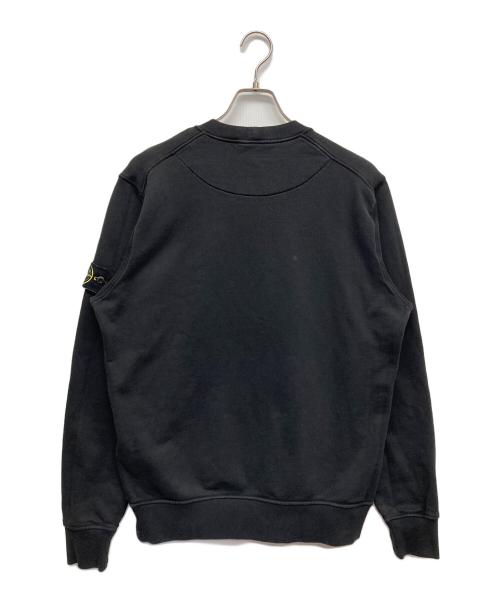 STONE ISLAND（ストーンアイランド）STONE ISLAND (ストーンアイランド) クルーネックスウェット ブラック サイズ:Lの古着・服飾アイテム