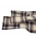 中古・古着 6(ROKU) BEAUTY&YOUTH (ロク ビューティーアンドユース) CHECK BAND COLLAR SHIRT ブラウン サイズ:F：6000円