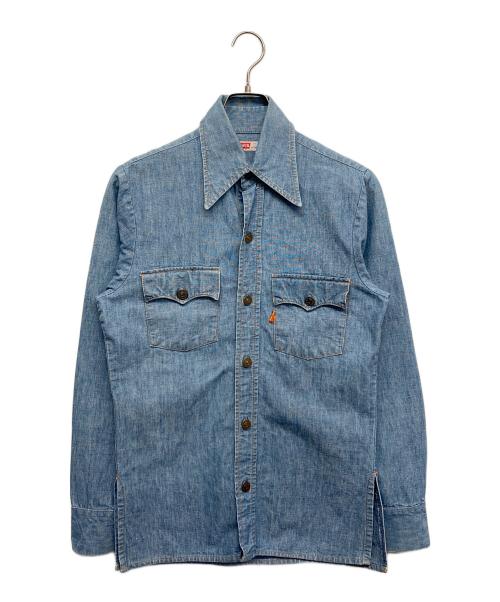 LEVI'S（リーバイス）LEVI'S (リーバイス) 70s デニムシャツジャケット ブルー サイズ:SMALLの古着・服飾アイテム