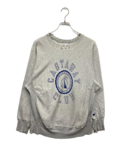 Champion（チャンピオン）Champion (チャンピオン) 90ｓ リバースウィーブカレッジスウェット グレー サイズ:LARGEの古着・服飾アイテム