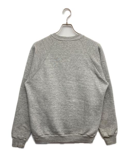 DISNEY（ディズニー）Disney (ディズニー) 80ｓ ディズニープリントラグランスウェット グレー サイズ:X-LARGEの古着・服飾アイテム