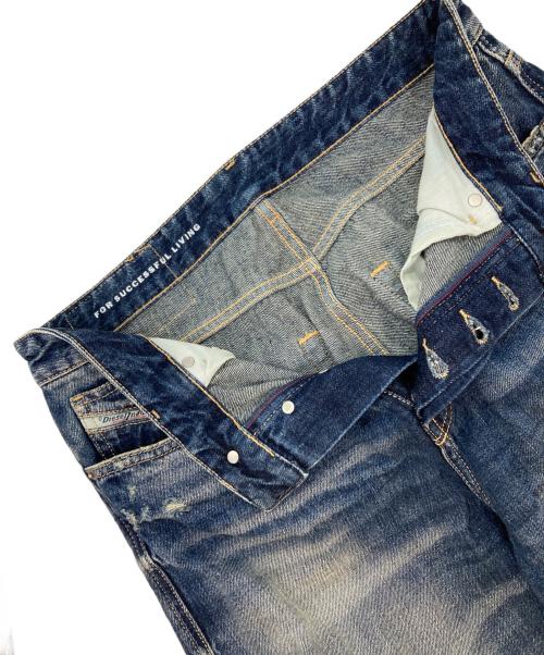 DIESEL（ディーゼル）DIESEL (ディーゼル) D-RISE ストレートジーンズ - ブルー サイズ:W28 L30の古着・服飾アイテム