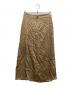 POLO RALPH LAUREN (ポロ・ラルフローレン) RUCHED TIE DETAIL SATIN SKIRT ゴールド サイズ:2：8000円