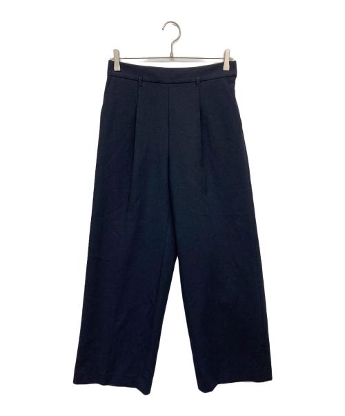 green label relaxing（グリーンレーベルリラクシング）green label relaxing (グリーンレーベルリラクシング) 2タック ワイド パンツ ネイビー サイズ:40の古着・服飾アイテム