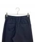 中古・古着 green label relaxing (グリーンレーベルリラクシング) 2タック ワイド パンツ ネイビー サイズ:40：4500円