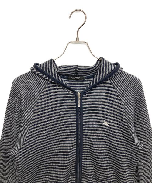 BURBERRY BLACK LABEL（バーバリーブラックレーベル）BURBERRY BLACK LABEL (バーバリーブラックレーベル) ジップパーカー ブラック サイズ:3の古着・服飾アイテム