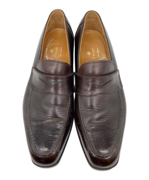 il Quadrifoglio（イルクアドリフォリオ）il Quadrifoglio (イルクアドリフォリオ) コインローファー ブラウン サイズ:記載無の古着・服飾アイテム