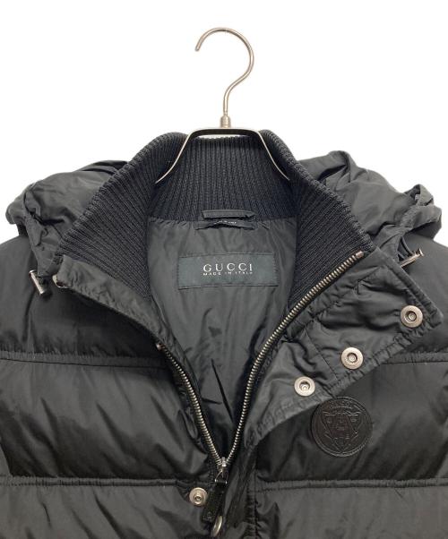GUCCI（グッチ）GUCCI (グッチ) ダウンベスト ブラック サイズ:46の古着・服飾アイテム