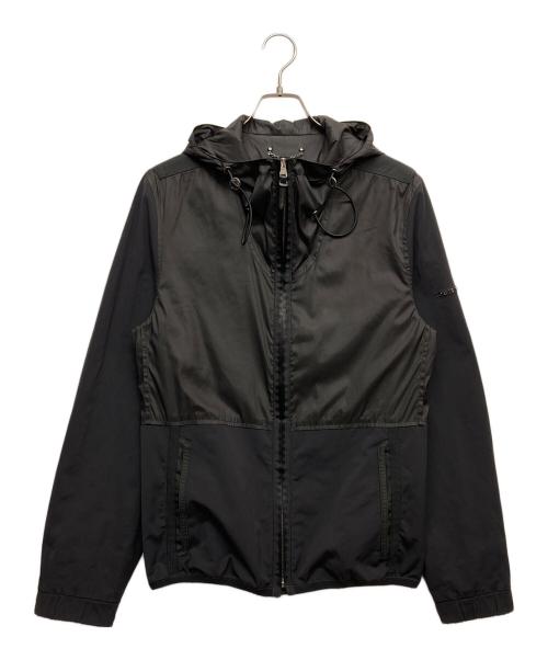LOUIS VUITTON（ルイ ヴィトン）LOUIS VUITTON (ルイ ヴィトン) ハイブリッドナイロンジャケット ブラック サイズ:46の古着・服飾アイテム