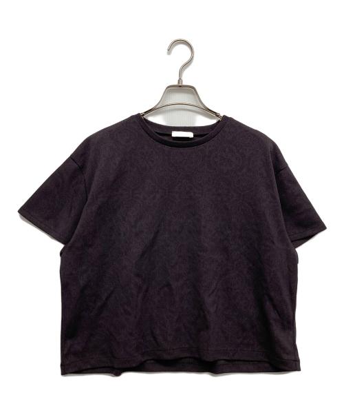 BALLSEY（ボールジィ）BALLSEY (ボールジィ) メッシュレース フレアスリーブプルオーバー ブラウン サイズ:Sの古着・服飾アイテム