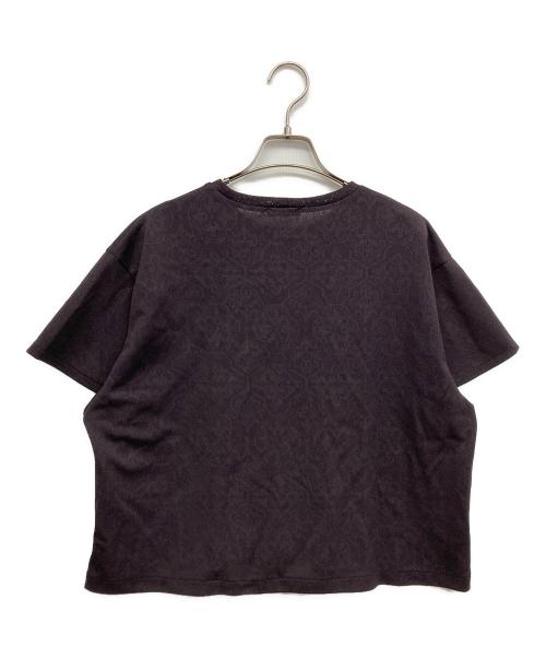 BALLSEY（ボールジィ）BALLSEY (ボールジィ) メッシュレース フレアスリーブプルオーバー ブラウン サイズ:Sの古着・服飾アイテム