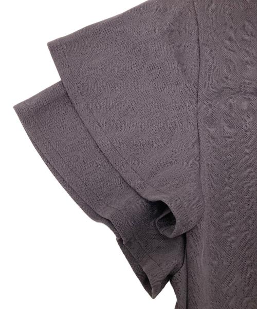 BALLSEY（ボールジィ）BALLSEY (ボールジィ) メッシュレース フレアスリーブプルオーバー ブラウン サイズ:Sの古着・服飾アイテム