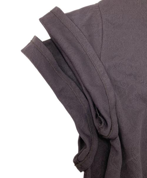 BALLSEY（ボールジィ）BALLSEY (ボールジィ) メッシュレース フレアスリーブプルオーバー ブラウン サイズ:Sの古着・服飾アイテム