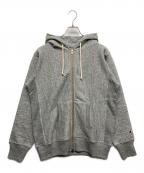 Championチャンピオン）の古着「リバースウィーブジップパーカー」｜グレー