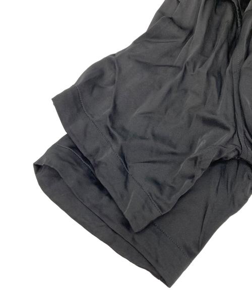 MANOF（マノフ）MANOF (マノフ) SATIN OVER SHIRTS ブラック サイズ:Fの古着・服飾アイテム