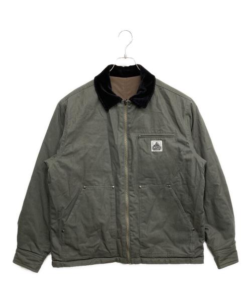 X-LARGE（エクストララージ）X-LARGE (エクストララージ) RIVERSIBLE WORK JACKET グリーン サイズ:Mの古着・服飾アイテム