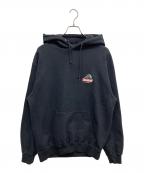 X-LARGEエクストララージ）の古着「SLANTED OG ZIP HOODED SWEATSHIRT」｜ブラック