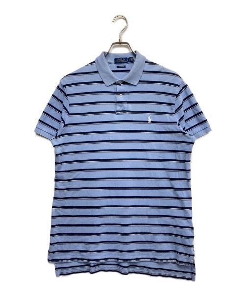 POLO RALPH LAUREN（ポロ・ラルフローレン）POLO RALPH LAUREN (ポロ・ラルフローレン) 半袖ポロシャツ ブルー サイズ:Lの古着・服飾アイテム