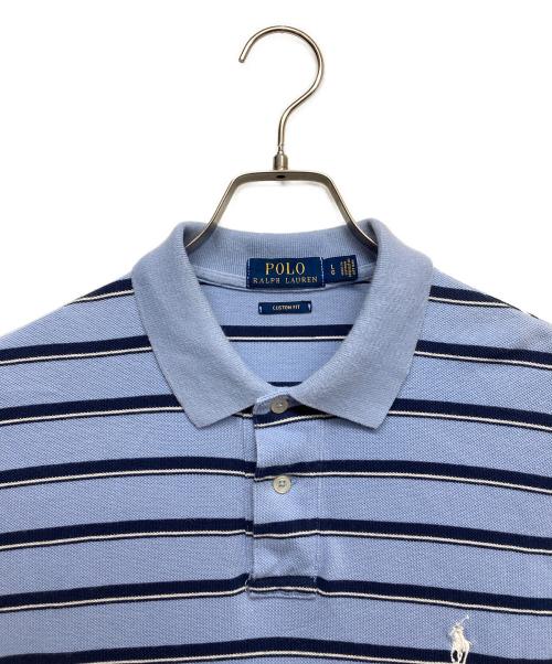 POLO RALPH LAUREN（ポロ・ラルフローレン）POLO RALPH LAUREN (ポロ・ラルフローレン) 半袖ポロシャツ ブルー サイズ:Lの古着・服飾アイテム