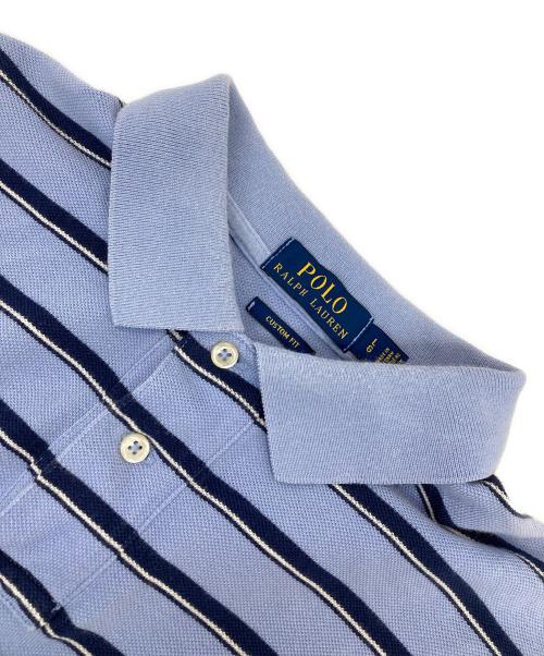 POLO RALPH LAUREN（ポロ・ラルフローレン）POLO RALPH LAUREN (ポロ・ラルフローレン) 半袖ポロシャツ ブルー サイズ:Lの古着・服飾アイテム