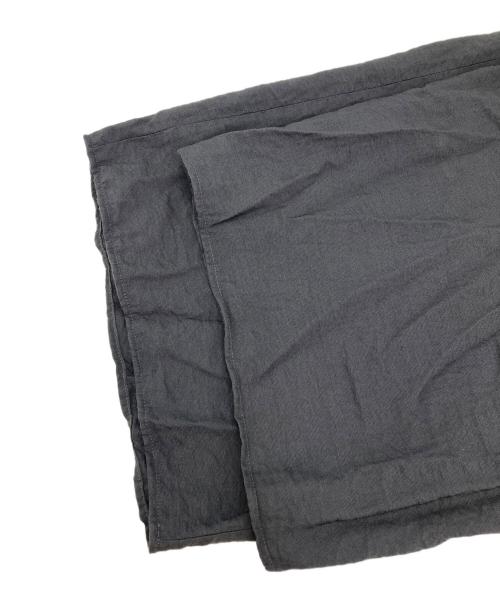 INDIVI（インディヴィ）INDIVI (インディヴィ) ドロストワイドパンツ ブラック サイズ:38の古着・服飾アイテム