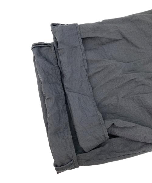 INDIVI（インディヴィ）INDIVI (インディヴィ) ドロストワイドパンツ ブラック サイズ:38の古着・服飾アイテム