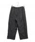 INDIVI (インディヴィ) ドロストワイドパンツ ブラック サイズ:38：5000円