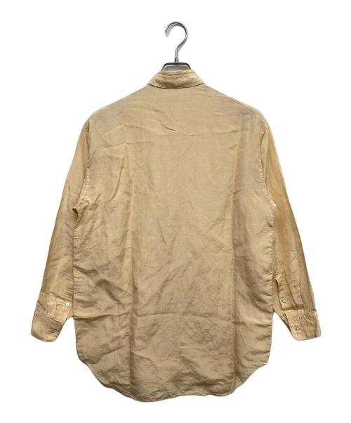 ISSEY MIYAKE（イッセイミヤケ）ISSEY MIYAKE (イッセイミヤケ) 比翼シャツ イエロー サイズ:Ｓの古着・服飾アイテム