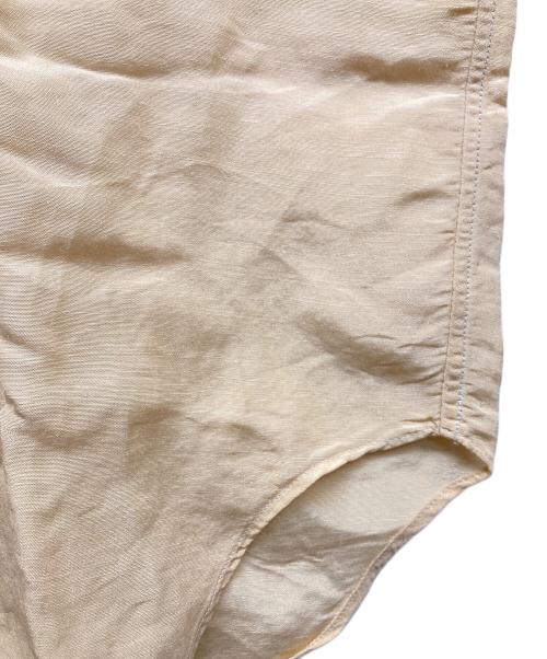 ISSEY MIYAKE（イッセイミヤケ）ISSEY MIYAKE (イッセイミヤケ) 比翼シャツ イエロー サイズ:Ｓの古着・服飾アイテム