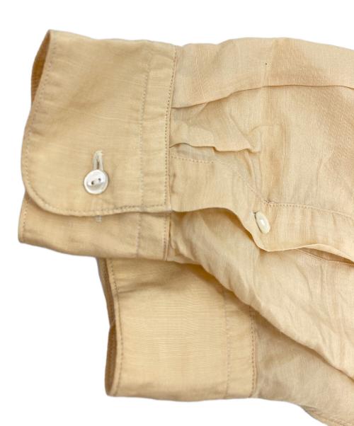 ISSEY MIYAKE（イッセイミヤケ）ISSEY MIYAKE (イッセイミヤケ) 比翼シャツ イエロー サイズ:Ｓの古着・服飾アイテム