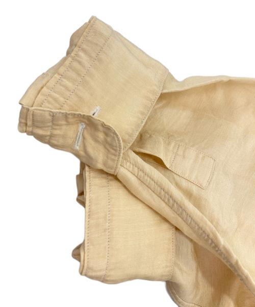 ISSEY MIYAKE（イッセイミヤケ）ISSEY MIYAKE (イッセイミヤケ) 比翼シャツ イエロー サイズ:Ｓの古着・服飾アイテム