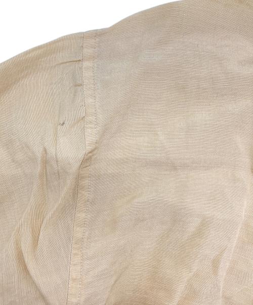 ISSEY MIYAKE（イッセイミヤケ）ISSEY MIYAKE (イッセイミヤケ) 比翼シャツ イエロー サイズ:Ｓの古着・服飾アイテム