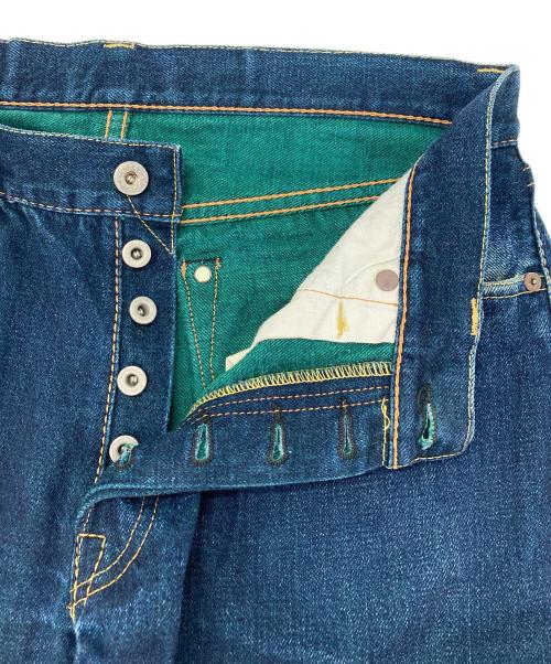 TENRYO（テンリョウ）TENRYO (テンリョウ) 北斗の拳 (ホクトノケン) トキモデルデニムパンツ インディゴ サイズ:W33の古着・服飾アイテム