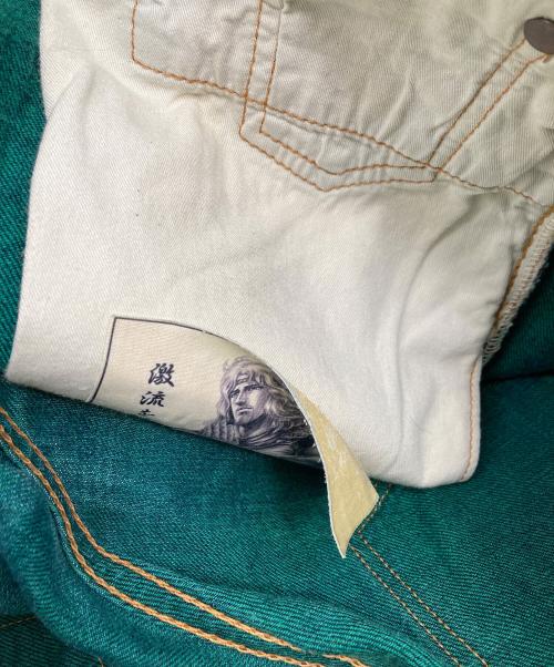 TENRYO（テンリョウ）TENRYO (テンリョウ) 北斗の拳 (ホクトノケン) トキモデルデニムパンツ インディゴ サイズ:W33の古着・服飾アイテム