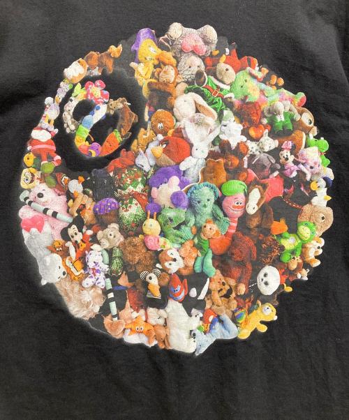 stussy（ステューシー）stussy (ステューシー) PLUSH TEE ブラック サイズ:XLの古着・服飾アイテム