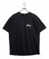 stussy（ステューシー）の古着「PLUSH TEE」｜ブラック