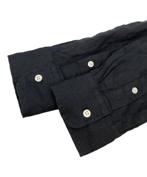 POLO RALPH LAUREN（ポロ・ラルフローレン）POLO RALPH LAUREN (ポロ・ラルフローレン) リネンシャツ ブラック サイズ:Sの古着・服飾アイテム