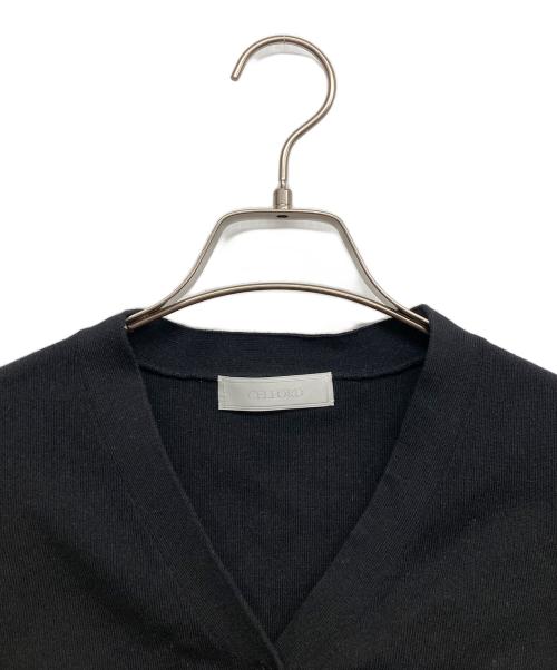 CELFORD（セルフォード）CELFORD (セルフォード) パワショルニットカーディガン ブラック サイズ:36の古着・服飾アイテム