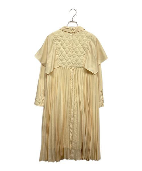 CELFORD（セルフォード）CELFORD (セルフォード) ケーププリーツシャツワンピース イエロー サイズ:36の古着・服飾アイテム