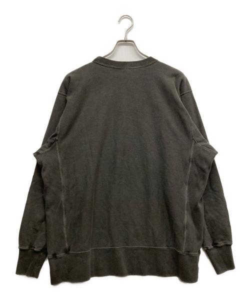 BARNS OUTFITTERS（バーンズアウトフィッターズ）BARNS OUTFITTERS (バーンズアウトフィッターズ) プリントスウェット ブラウン サイズ:XXLの古着・服飾アイテム