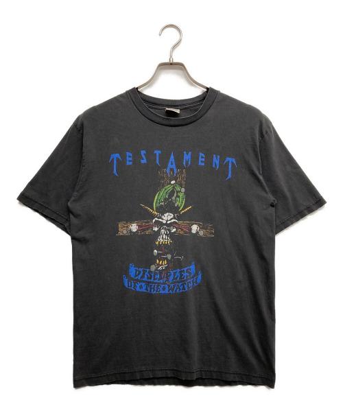 TESTAMENT（テスタメント）TESTAMENT (テスタメント) ヴィンテージバンドTシャツ ブラック サイズ:Mの古着・服飾アイテム