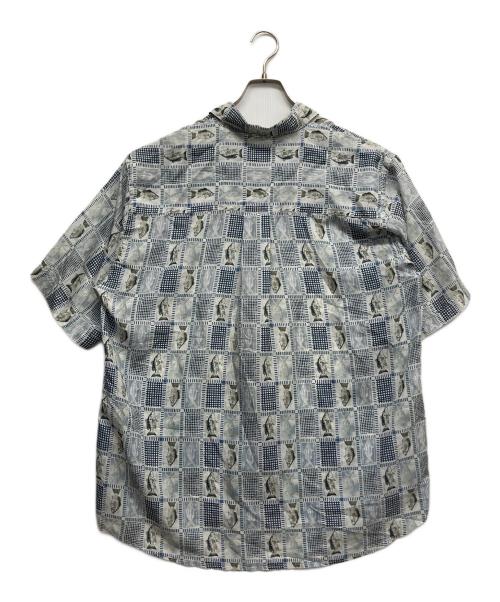 summa（スッマ）summa (スッマ) シルク混シャツ ブルー サイズ:Mの古着・服飾アイテム